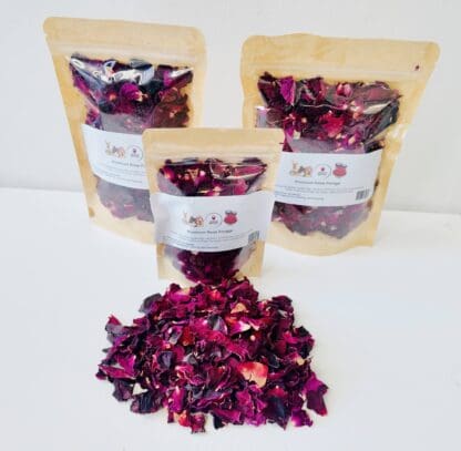 Enriching Your Small Pet's Diet with Rose Petals Forage Mix: Perfect Rabbit Treat, Chinchilla Treat, Hamster, Guinea Pig and Small Animal