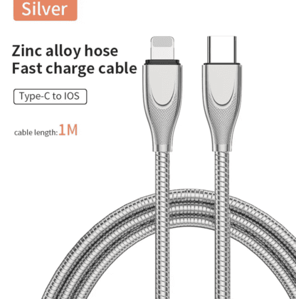 Pet Safe Durable Bite-Resistance Braided Stainless Steel Fast Charging IPhone and Android Cable - Your Pet Rabbit, Dogs and Cat. New Nemesis